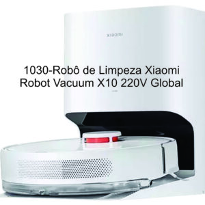 1030-Robô de Limpeza Xiaomi Robot Vacuum X10 220V Global