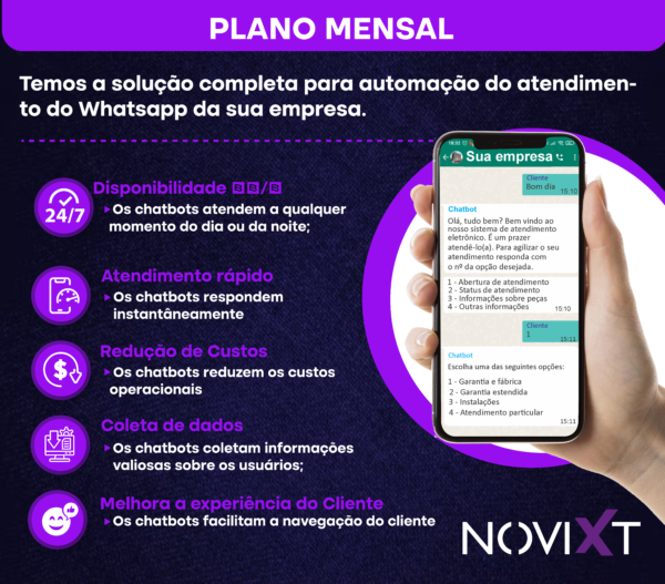 Chatbot Plano Mensal