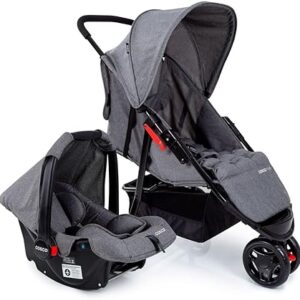 Cosco Kids, Travel System Toffy, Cinza Mescla - 1028